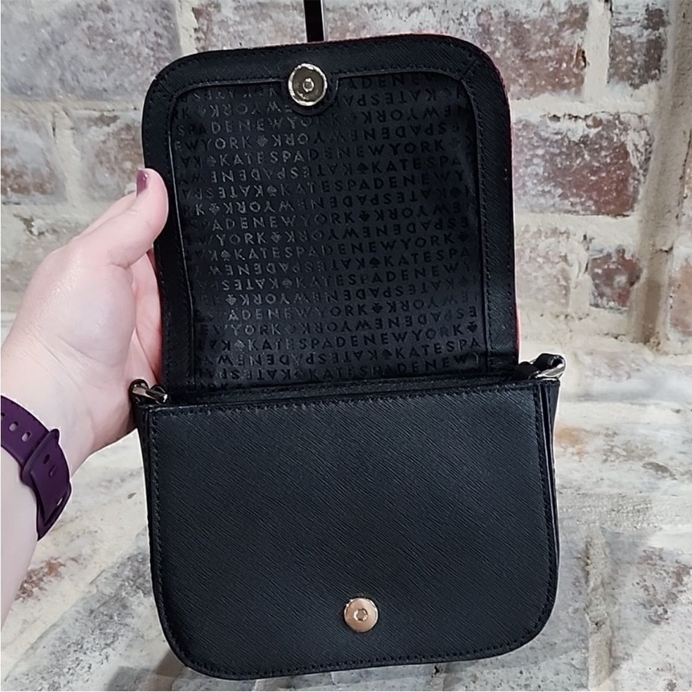 KATE SPADE NEWBURY LANE CARSON PLAID CROSSBODY - Picture 4 of 6